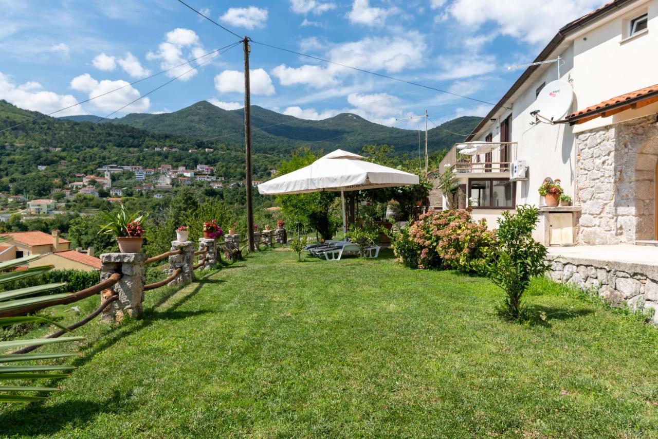 Sea View Apartment With Garden Near Opatija Veprinac Exterior foto