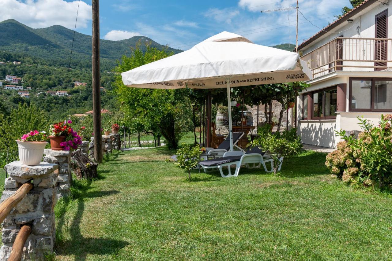 Sea View Apartment With Garden Near Opatija Veprinac Exterior foto